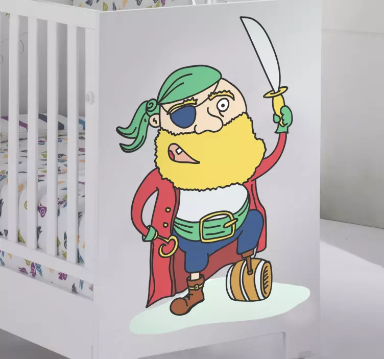 Pegleg pirátské děti obtisk - TenStickers