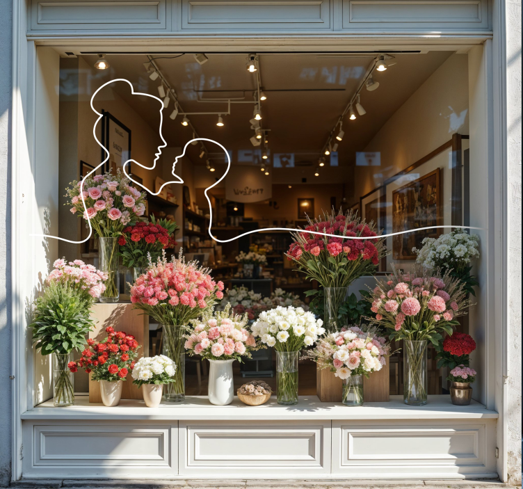 Perokresba matka samolepka na výlohy - TenStickers