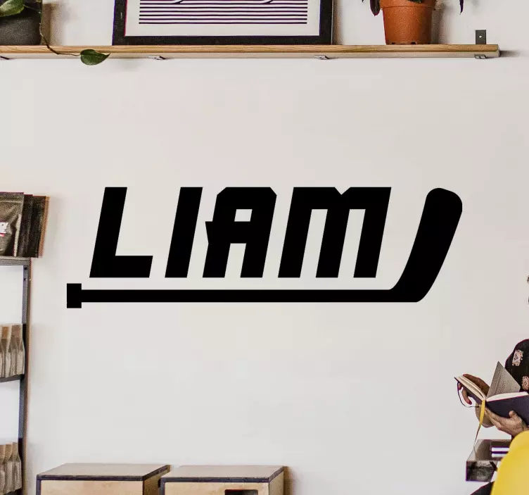 Personalizovaná samolepka na zeď brankáře - TenStickers