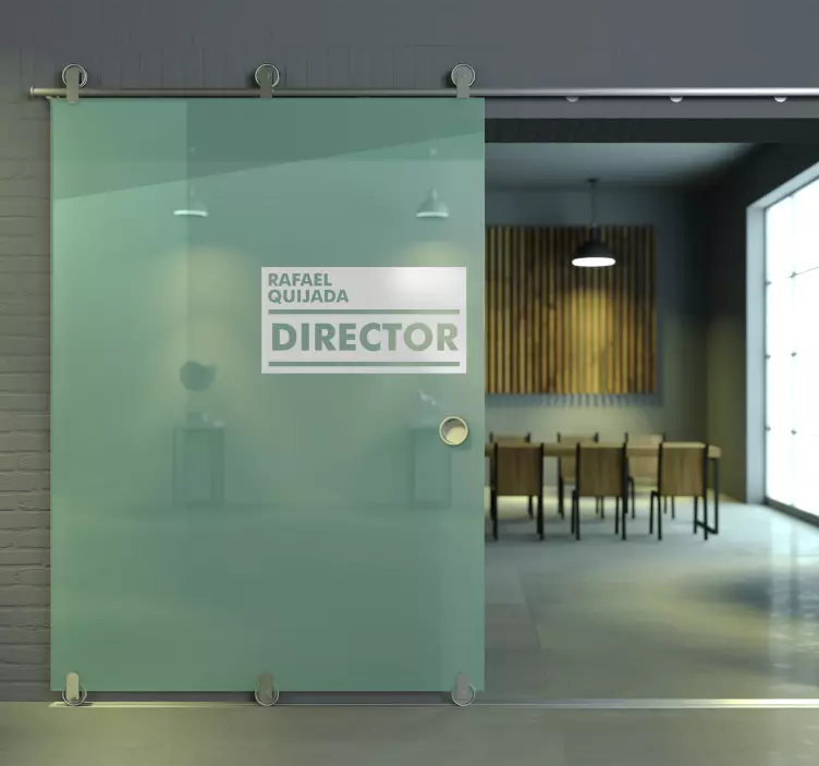 Personalizovatelné náklad Nálepka na dveře - TenStickers