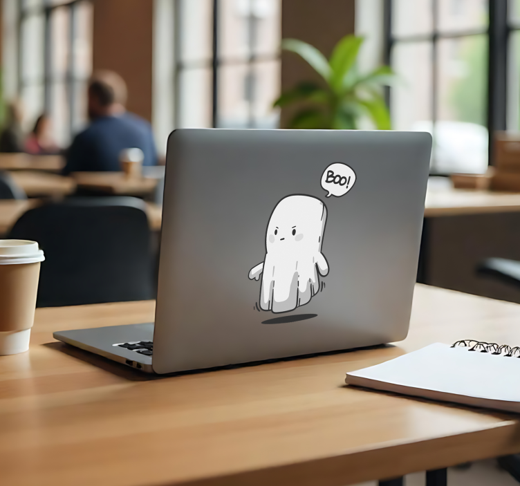 Pesimistický duch Nálepka na laptop - TenStickers