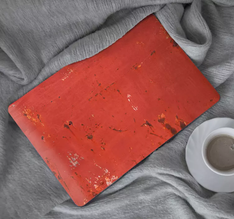 Ploché ležel abstraktní kovové kůže notebooku - TenStickers