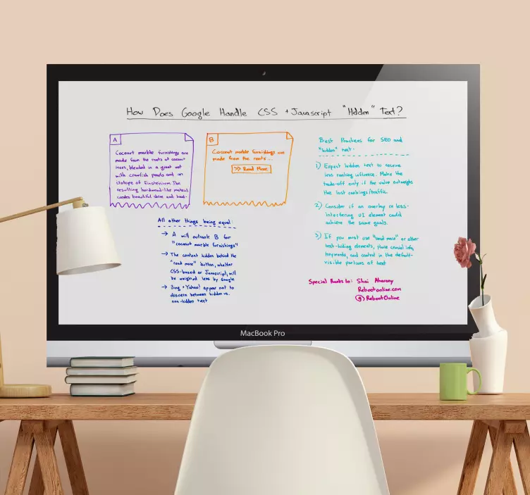 Počítač tabule nálepka obchodní nálepka - TenStickers