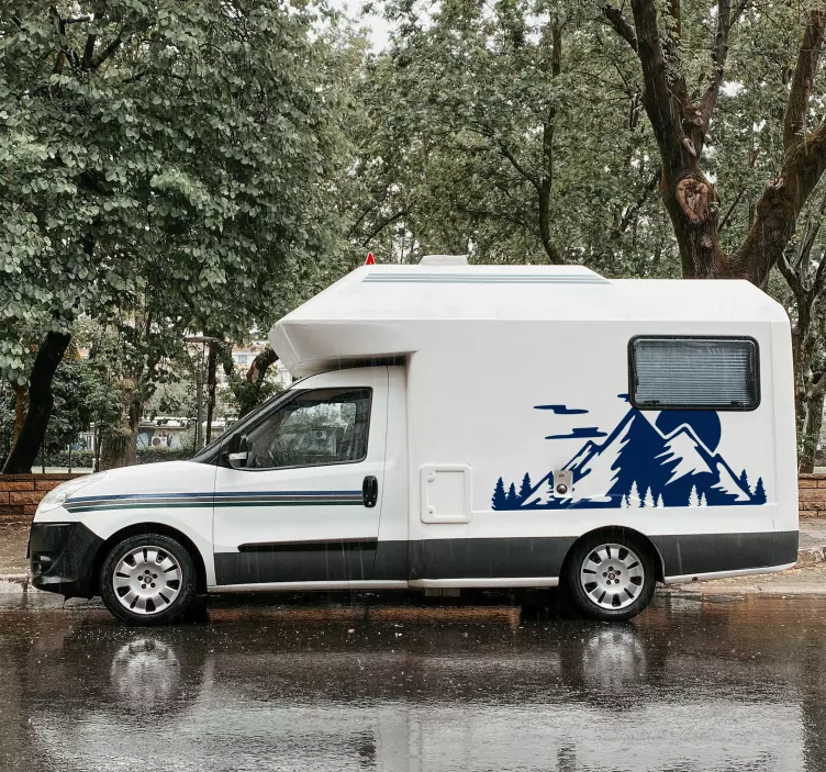 Nálepka na karavan pohoří - TenStickers