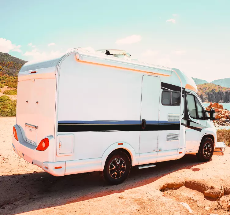 Postranních pásů karavan linie nálepka - TenStickers