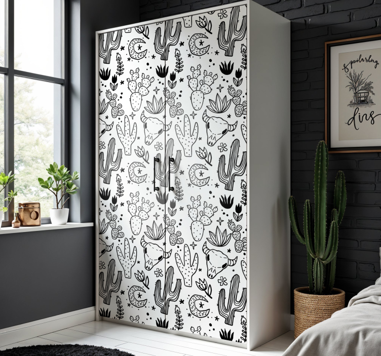 Poušť Nábytek nálepka - TenStickers