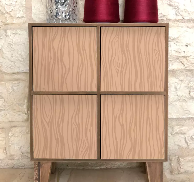 Povrch s dřevěným vláknem Nábytek nálepka - TenStickers