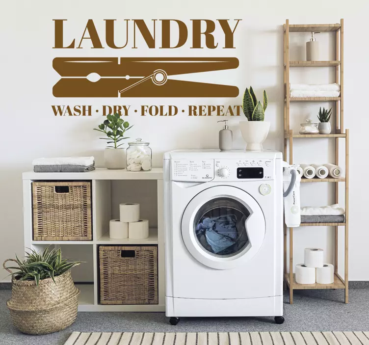 Nálepka s uvozovkami na prádlo na zeď - TenStickers