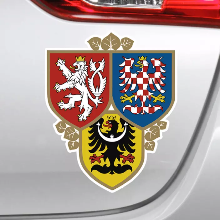 Praha hrad stráž samolepka na auto - TenStickers