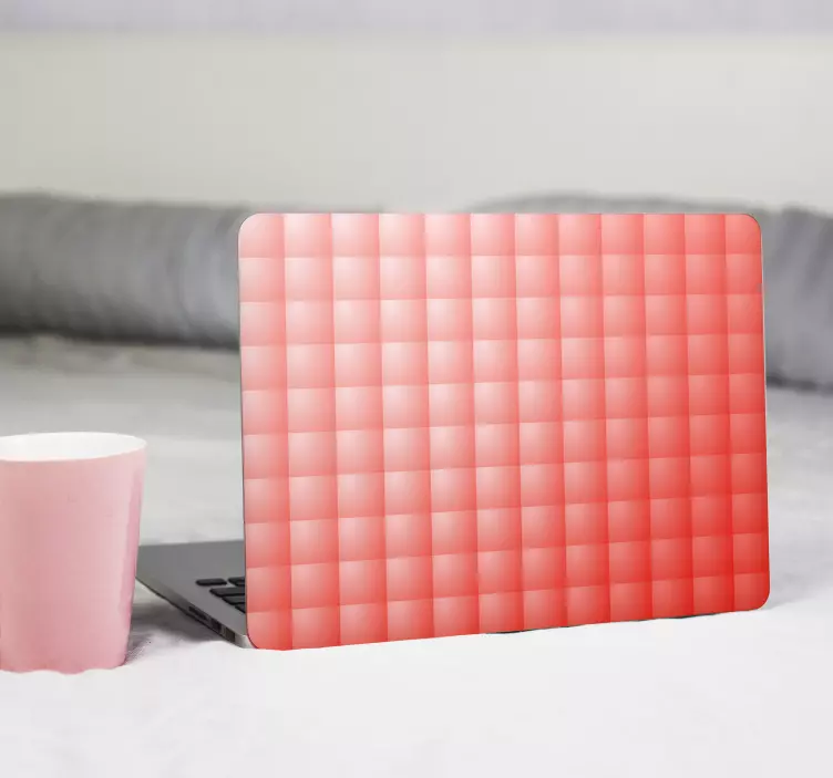 Přenosný žijící korál vzor notebook obtisk - TenStickers