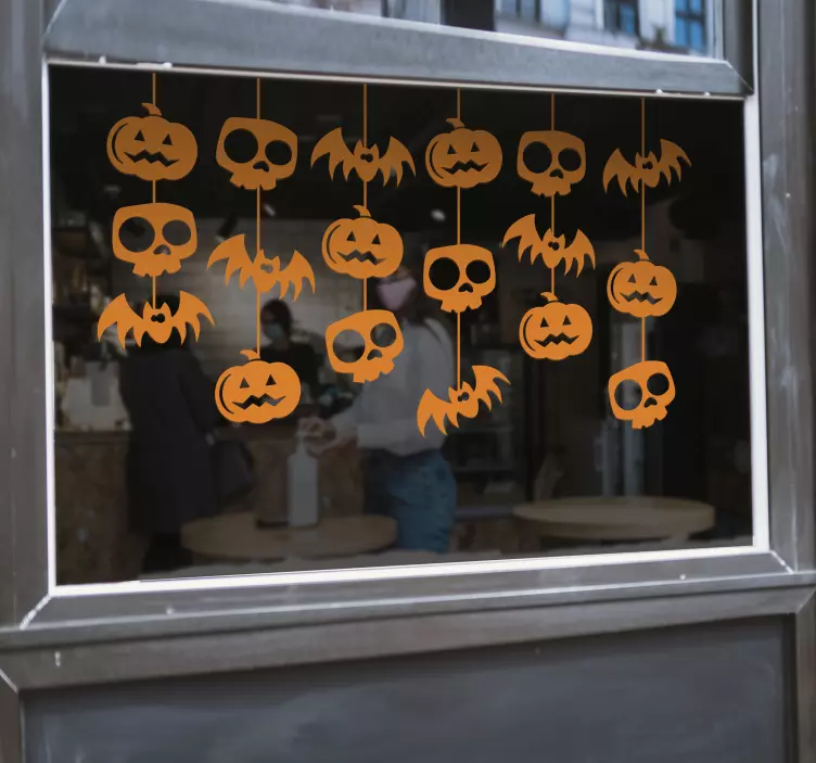 Nálepka přívěsky halloween - TenStickers