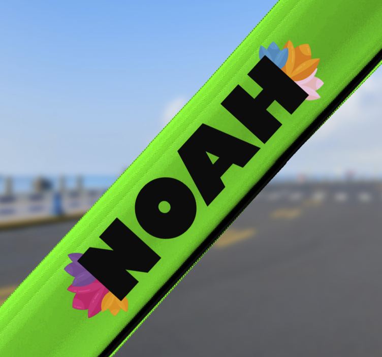 Přizpůsobitelné tulipány kolo květina ticker - TenStickers