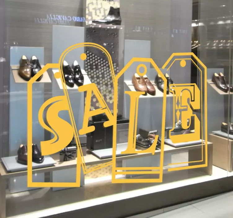 Prodejní nálepka prodejny - TenStickers