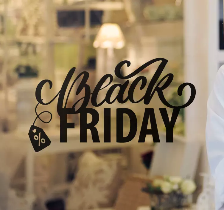 Propagační výprodejová nabídka samolepka na výlohy - TenStickers