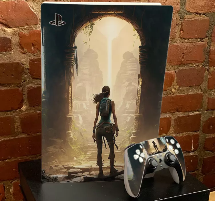 Průzkumník hrobů Nálepka videohry - TenStickers