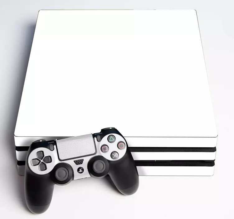 Samolepky ps4 plné bílé ps4 - TenStickers