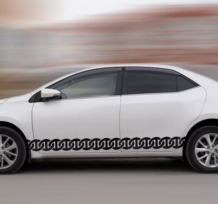 řetězy Auto nálepka - TenStickers