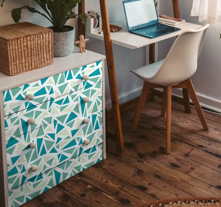 Retro mozaika přenos dlaždic - TenStickers