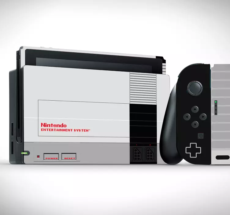 Retro nintendo vinyl obtisky - TenStickers