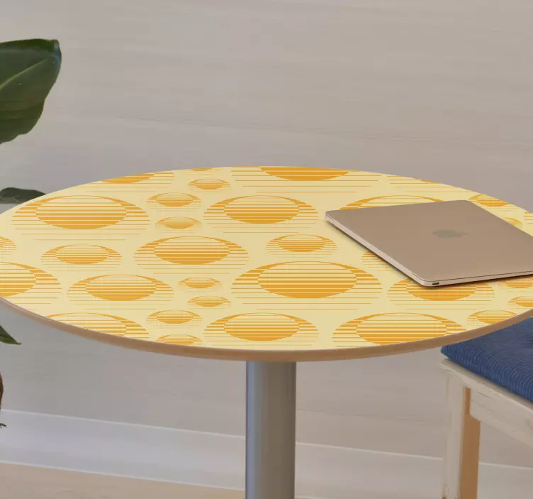 Samolepka na nábytek retro slunce - TenStickers