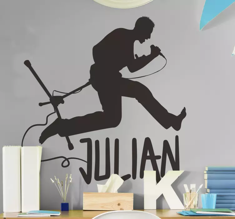 Nálepka hudební rockové zpěvačky - TenStickers