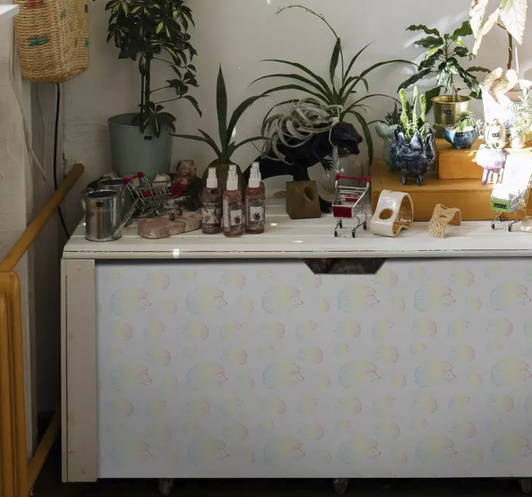 Roztomilý ježek vzor Nábytek nálepka - TenStickers