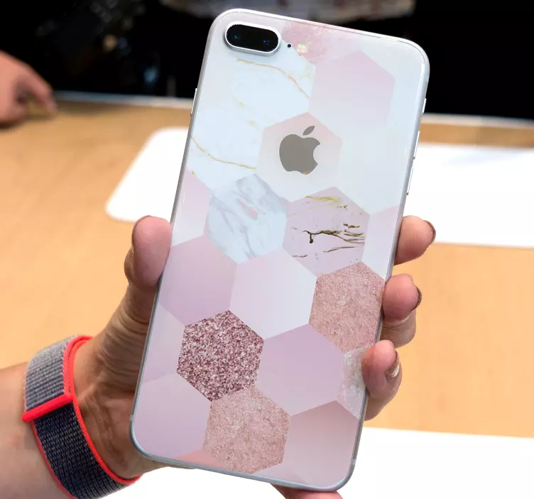 Růžová barva (iphone) iphone obtisk - TenStickers