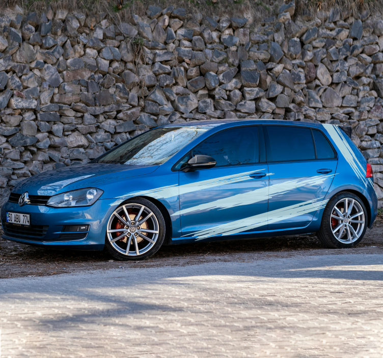 Sada designu štětce samolepka na auto - TenStickers