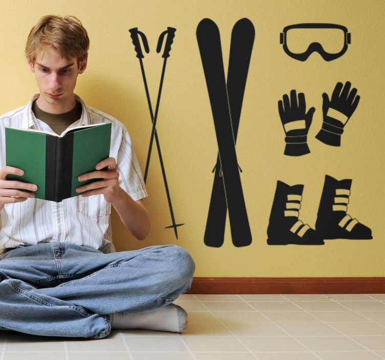 Sada příslušenství pro lyžování - TenStickers