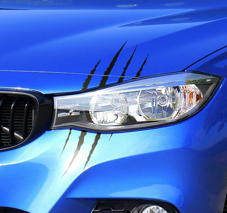 Sada škrábanců na světlomety samolepka na auto - TenStickers