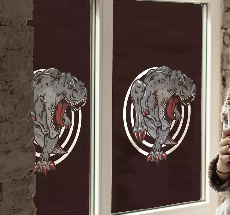 Samolepka designu dinosaurů s řevem - TenStickers