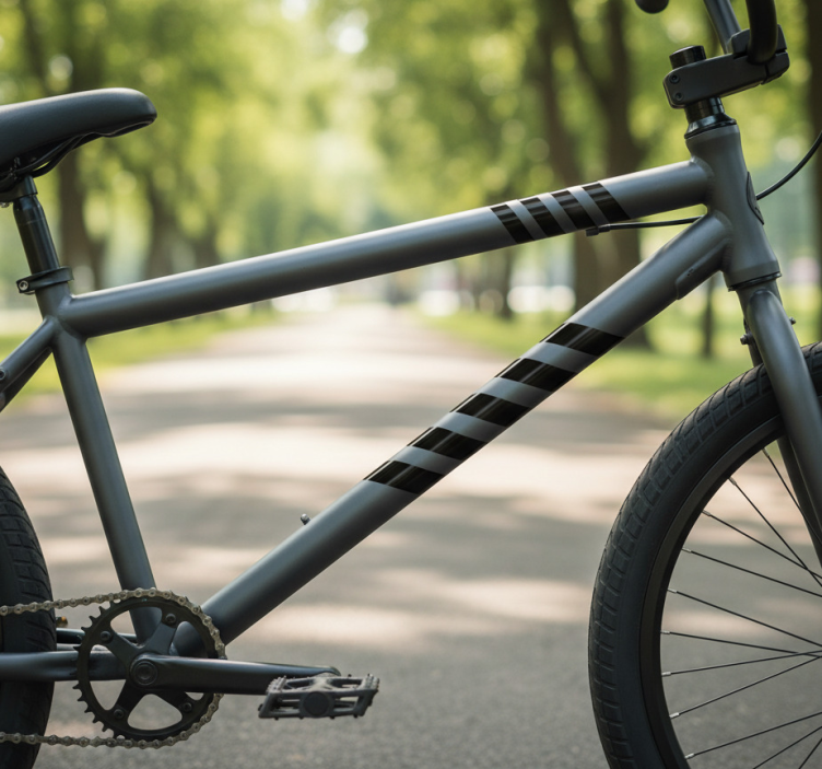 Samolepka na jízdní kola závodní pruhy set - TenStickers