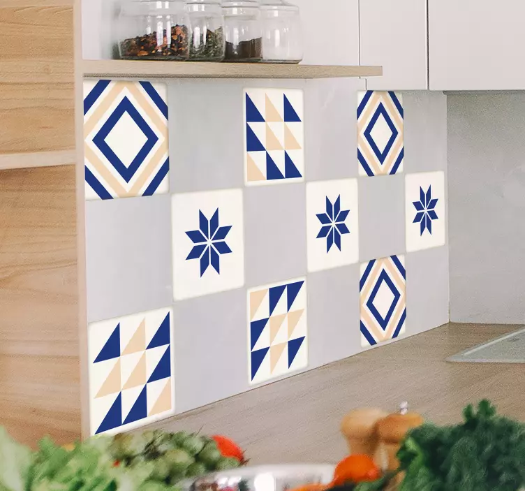 Samolepka na keramické dlaždice - TenStickers