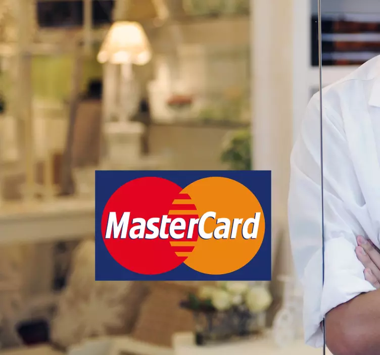 Samolepka na logo mastercard - TenStickers