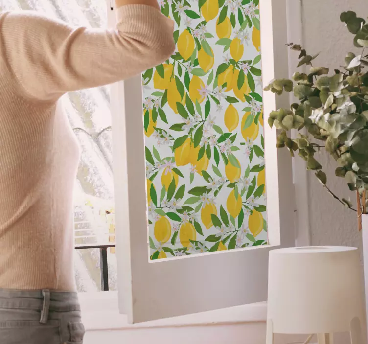 Samolepka na okno citroníku - TenStickers