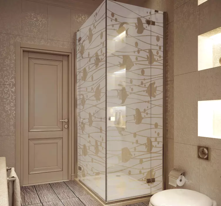 Samolepka na průsvitné ryby - TenStickers