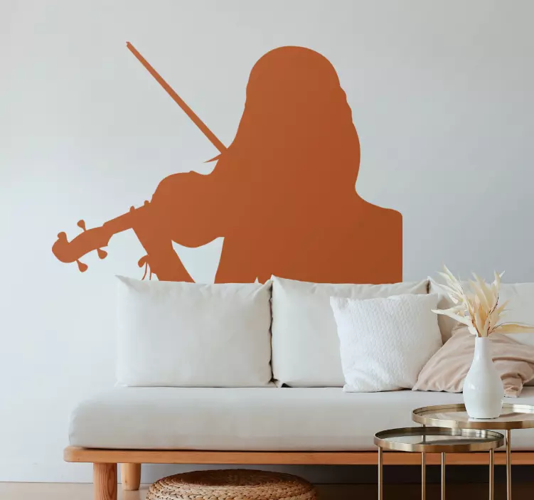 Inspirovaný houslista obtisky klasické hudby - TenStickers