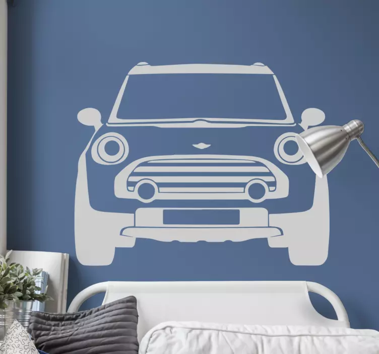 Samolepky na zeď mini cooper - TenStickers