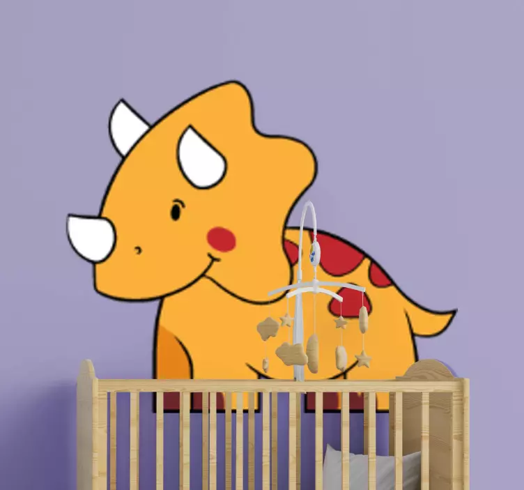 Samolepka pro děti veselý dinosaurus - TenStickers