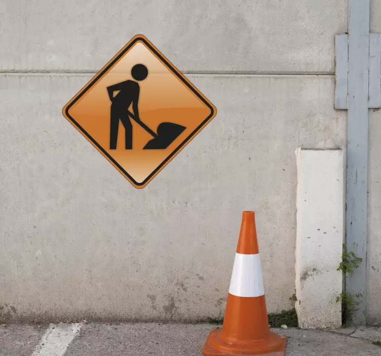 Samolepka pro muže při práci - TenStickers