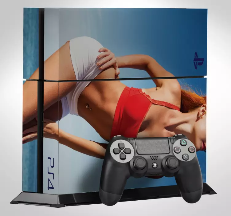 Ps4 sexy dívka ps4 vinyl kůže - TenStickers