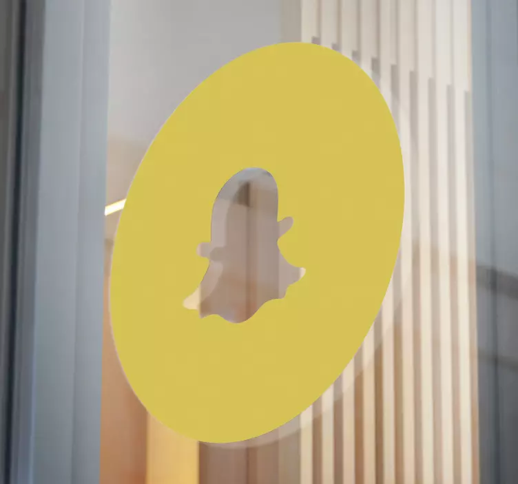 Samolepka na okno s logem chatu - TenStickers