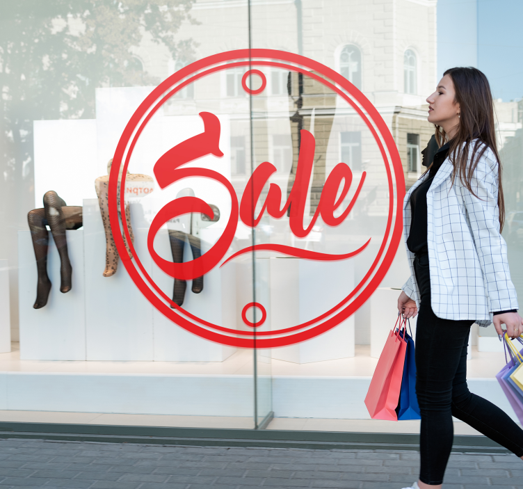 Samolepka s textem ve velké británii výprodejová samolepka - TenStickers