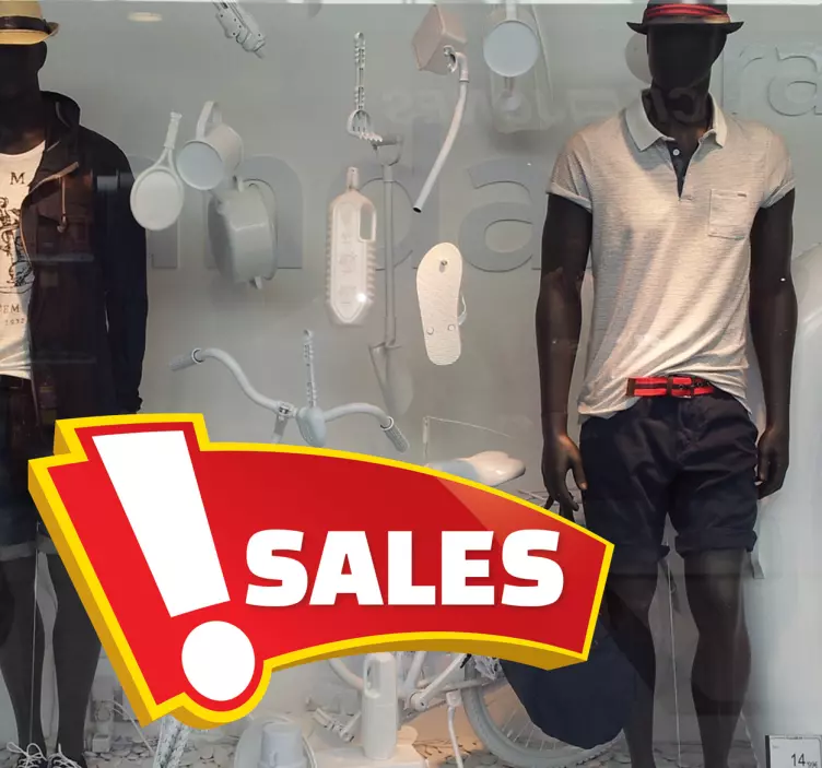 Samolepka výprodeje - TenStickers