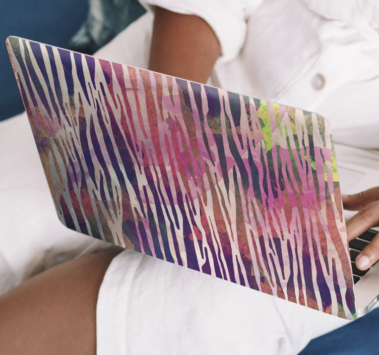 Kůže zebra textury zebra - TenStickers