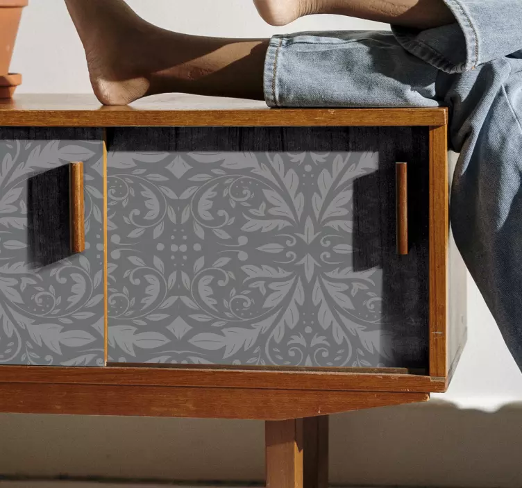 šedá forma nálepky na nábytek - TenStickers