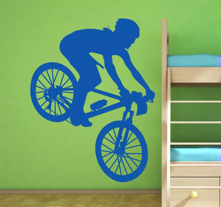 Silniční značka horských cyklistů - TenStickers