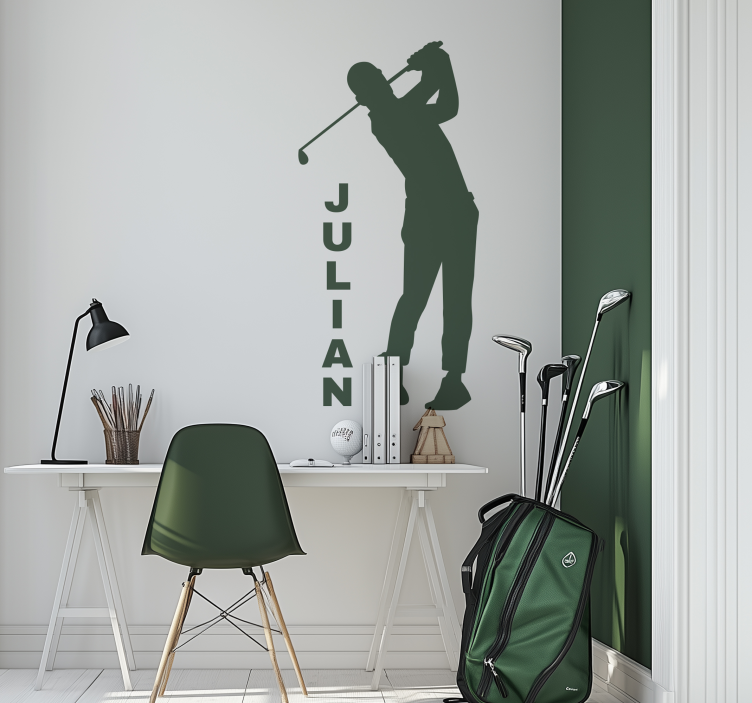 Silueta golfového hráče Nálepka ostatní sporty - TenStickers