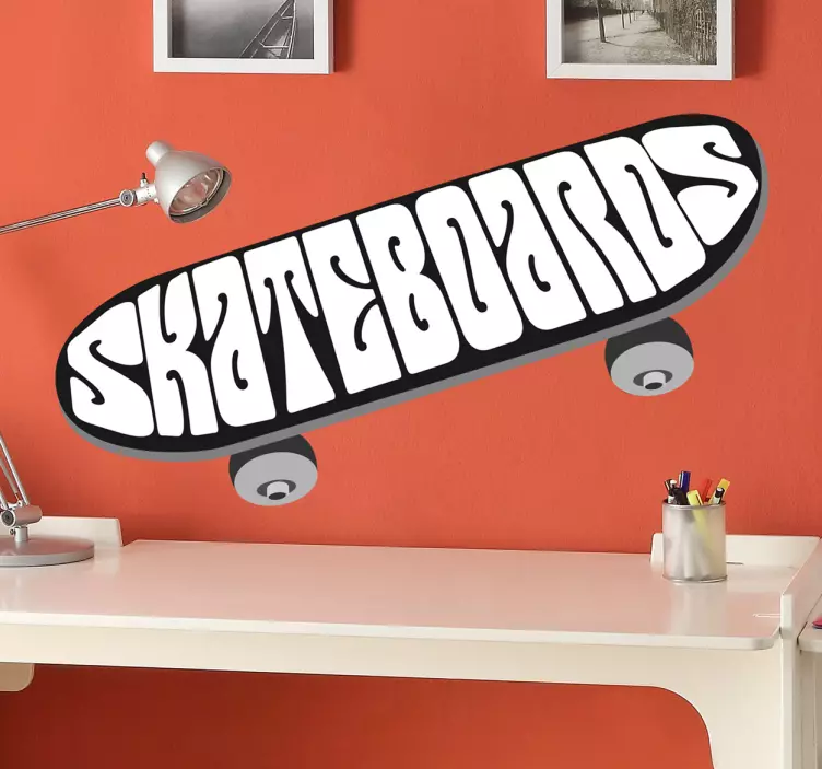 Skateboard dekorativní logo obtisk - TenStickers