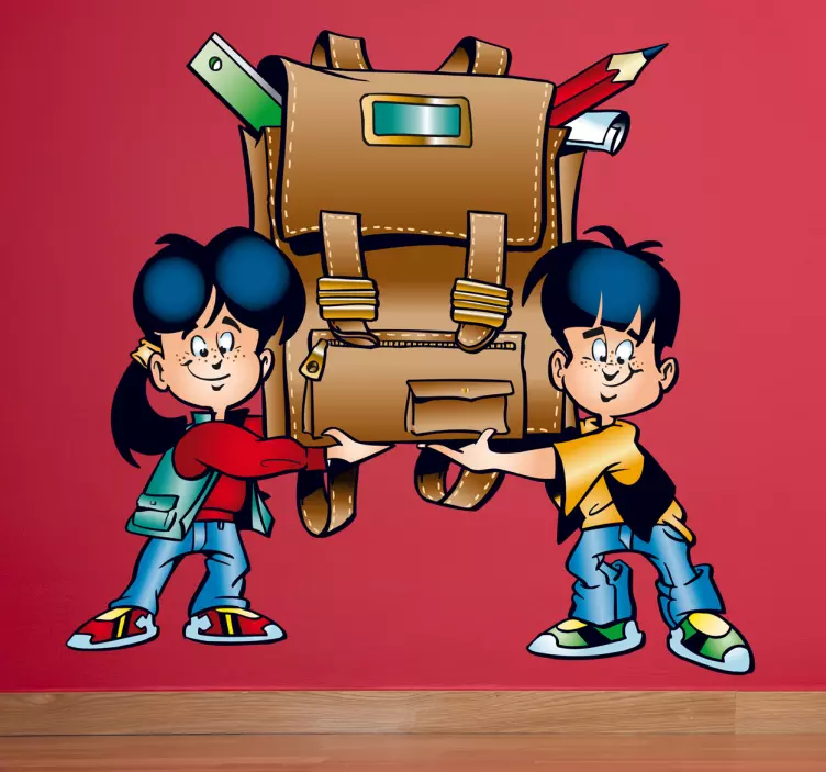 školní taška obtisk - TenStickers